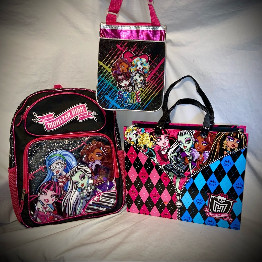 Monster high Backpack, File & Purse